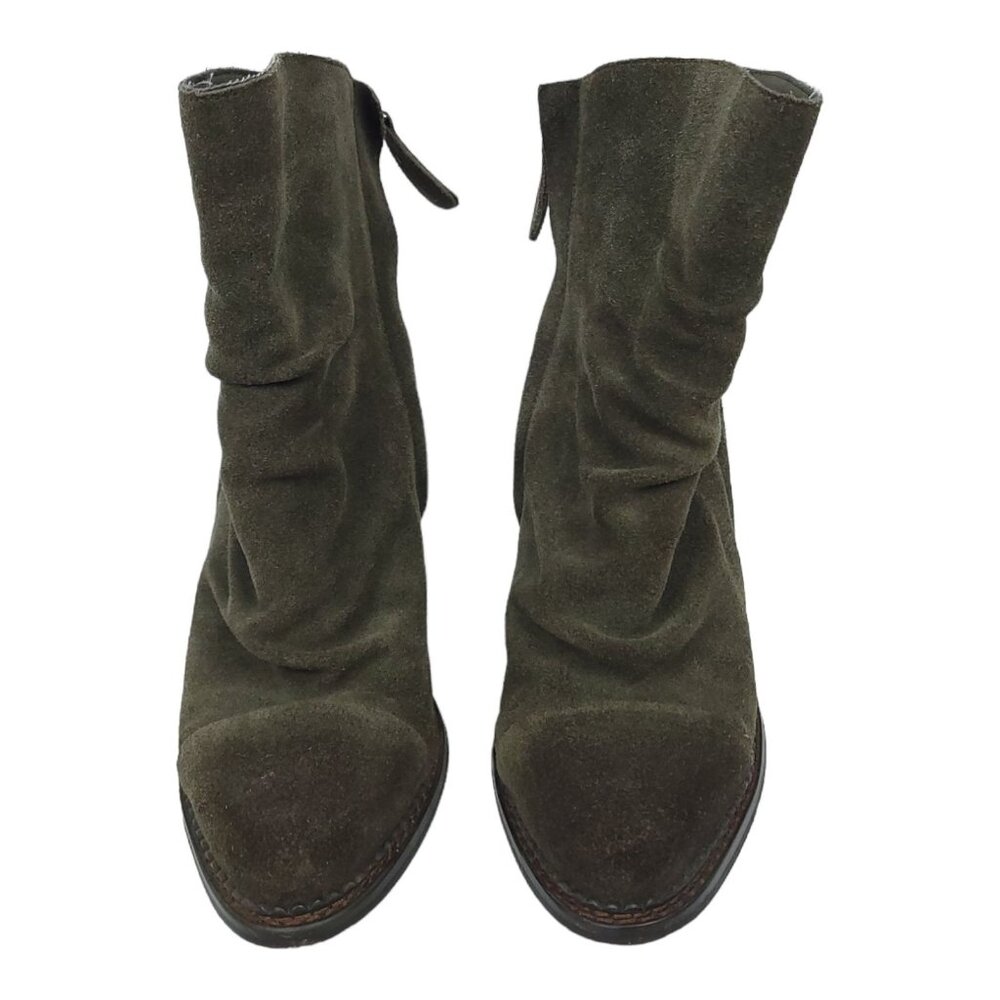 Sbicca Millie Ankle Boot Women 8 Suede Slouch Boho Stack Heel Vintage Collection - Picture 7 of 12
